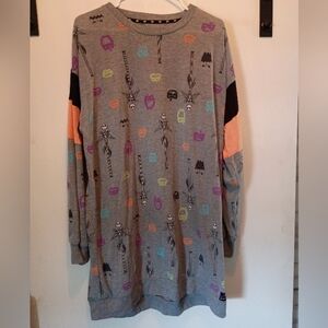 90s Nightmare Before Christmas Themed Nightgown